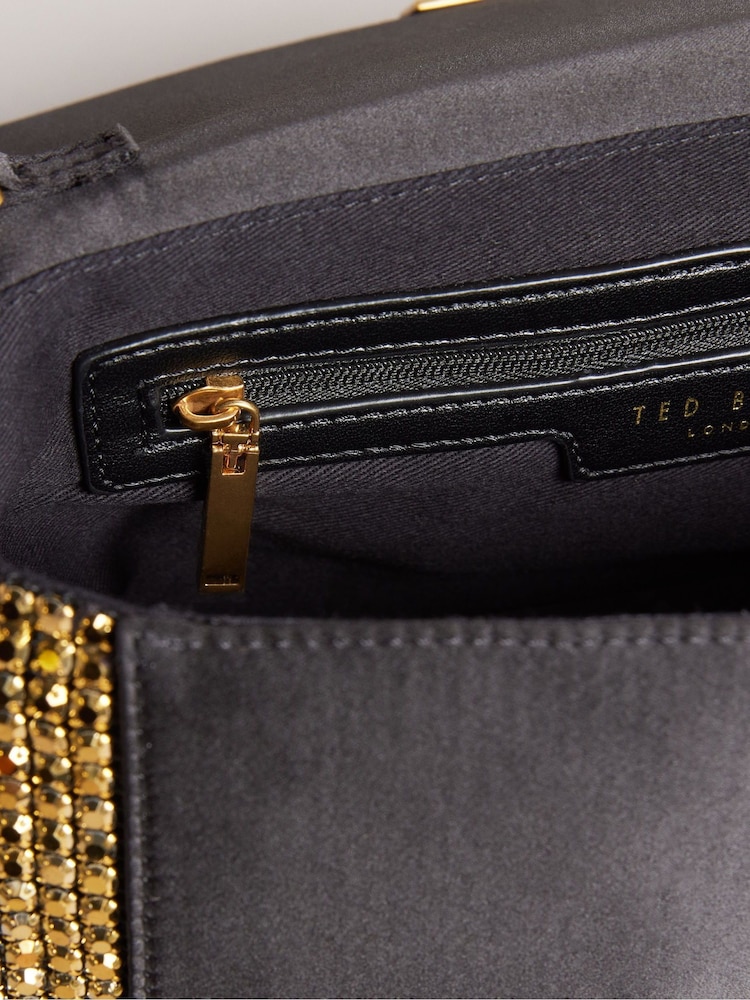 Ted Baker Gold Glitzet Crystal Baguette Clutch Bag - Image 5 of 5