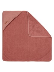 Little Dutch Pink Pure Pink Blush Hooded Towel - Image 2 of 5