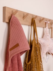 Little Dutch Pink Pure Pink Blush Hooded Towel - Image 5 of 5