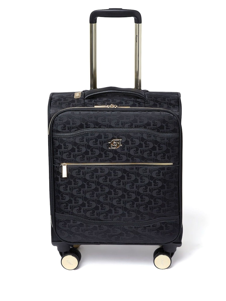 Dune London Black Oriel Monogram 55cm Cabin Case - Image 1 of 5 Dune London Black Oriel Monogram 55cm Cabin Case - Image 1 of 5