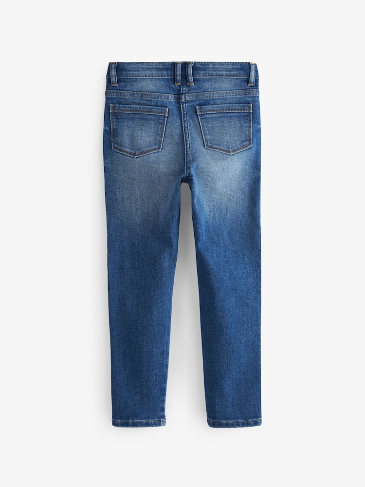 Mid Blue Slim Fit Skinny Jeans (3-16yrs) - Image 5 of 5 Mid Blue Slim Fit Skinny Jeans (3-16yrs) - Image 5 of 5