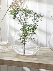 Pacific Clear Glass Roza Small Vase - Image 1 of 4