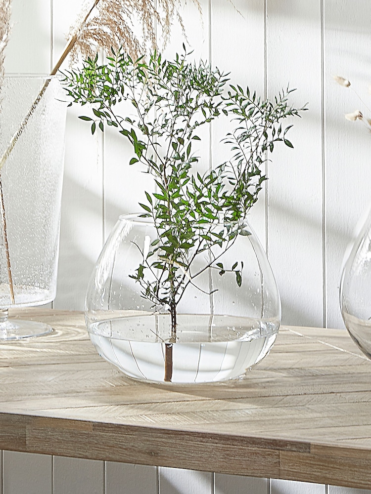 Pacific Clear Glass Roza Small Vase - Image 1 of 4