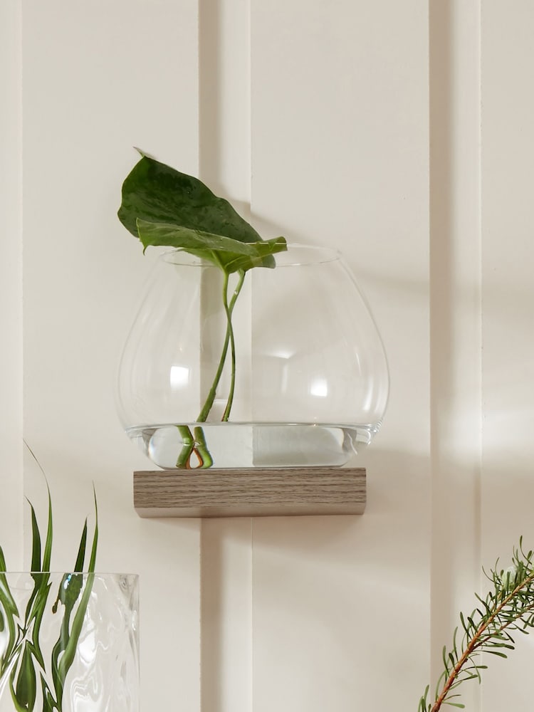 Pacific Clear Glass Roza Small Vase - Image 2 of 4