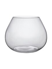 Pacific Clear Glass Roza Small Vase - Image 3 of 4