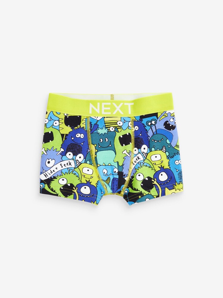 Monster Print Trunks 5 Pack (2-12yrs) - Image 3 of 7