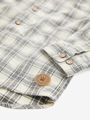 Ecru Cream Check Corduroy Long Sleeve Shirt (3mths-7yrs) - Image 7 of 7