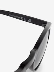Black Round Polarised Sunglasses - Image 5 of 5