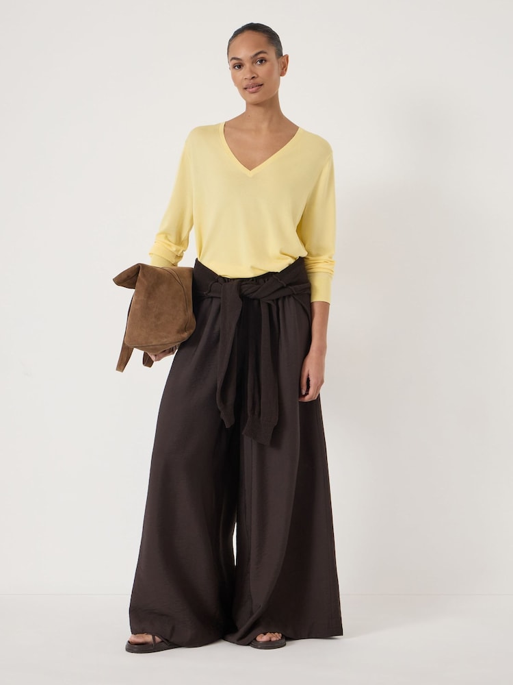 Hush Yellow Relaxed Knitted Long Sleeve Top - Image 2 of 5