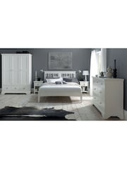 Bentley Designs White Hampstead Wooden Headboard - Image 1 of 2