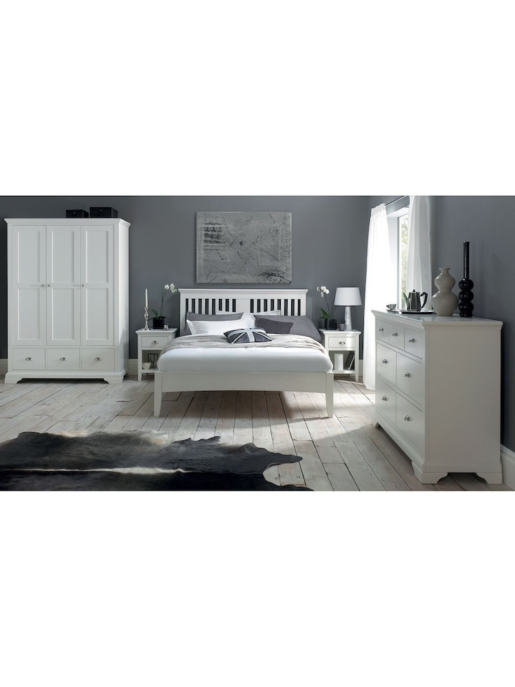 Bentley Designs White Hampstead Wooden Headboard - Image 1 of 2
