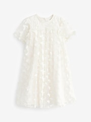 Ivory White 3D Butterfly Party Dress (3-16yrs) - Image 2 of 3
