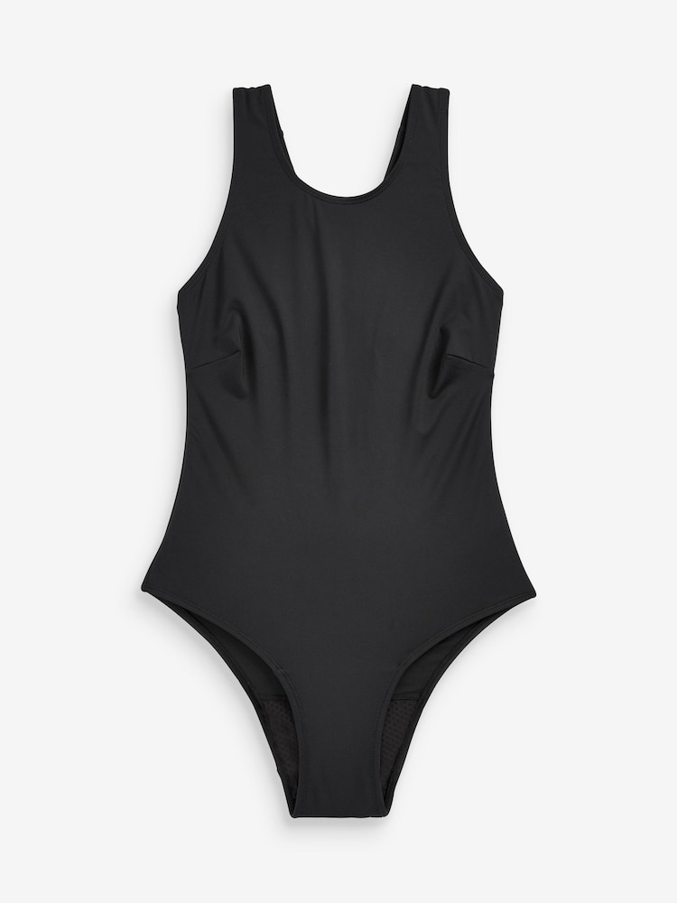 Black Light Flow Period High Neck Swimsuit - Image 6 of 6