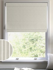Grey Franklin Made To Measure Roman 100% Cotton Blind - Image 1 of 5