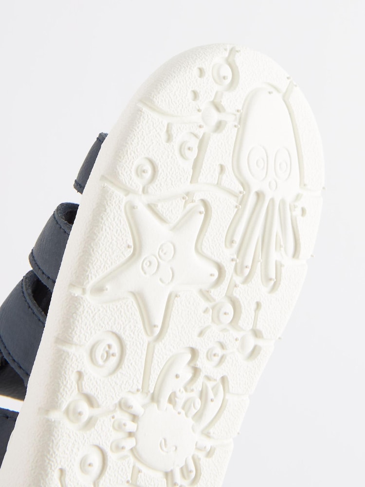 Navy Blue Lightweight Touch Fastening Fisherman Sandals - Image 6 of 6