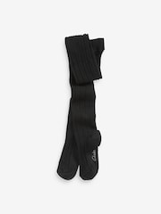 Schwarz - Clarks Gerippte Strumpfhose, 2er-Pack - Bild 2 von 3