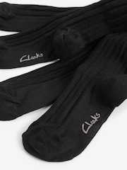 Schwarz - Clarks Gerippte Strumpfhose, 2er-Pack - Bild 3 von 3