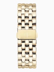 Accurist Womens Gold Tone Rectangle Stainless Steel Bracelet Analogue Watch - Image 3 of 6