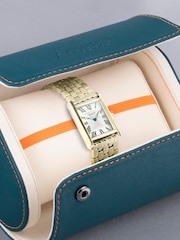 Accurist Womens Gold Tone Rectangle Stainless Steel Bracelet Analogue Watch - Image 4 of 6
