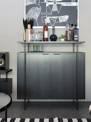 Dorel Home Black Europe Wainwright Bar Cabinet - Image 1 of 4