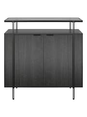 Dorel Home Black Europe Wainwright Bar Cabinet - Image 3 of 4