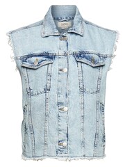 Esprit Blue Medium Wash Indoor Vest - Image 7 of 8