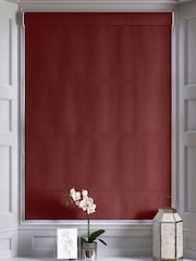Claret Red Burgundy Montero Velvet Made To Measure Roman Blind - Image 5 of 6