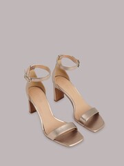 Whistles Natural Lena Heeled Sandals - Image 3 of 4