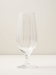 Truly Set of 4 Clear Soho Cut Crystal Beer Glasses - Image 1 of 4