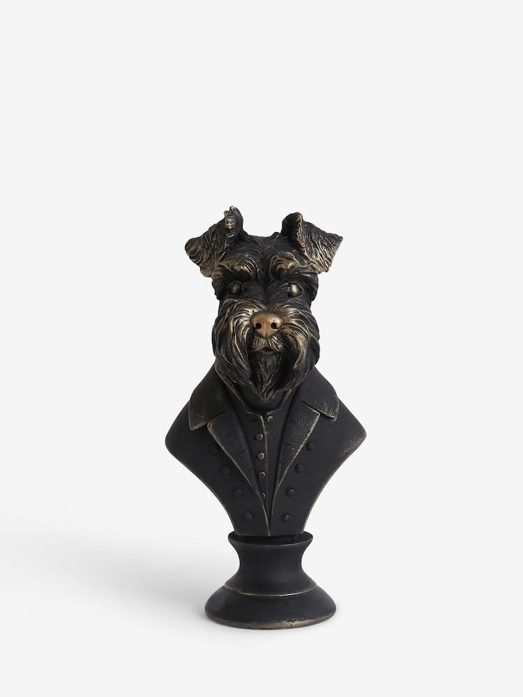 Black/Gold Wilson the Schnauzer Ornament - Image 2 of 4