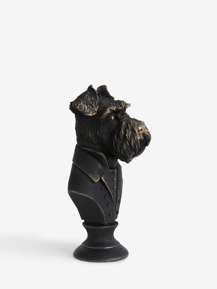 Black/Gold Wilson the Schnauzer Ornament - Image 3 of 4