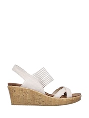 Skechers Natural Beverlee High Tea Womens Sandals - Image 1 of 5