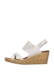 Skechers Natural Beverlee High Tea Womens Sandals - Image 2 of 5