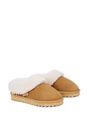 Celtic & Co. Cribba Brown Clog Slippers - Image 4 of 7