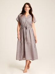 Joules Brooke Green/Pink Printed Beach Dress - Image 1 of 6