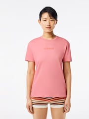 Lacoste Womens Chest Logo T-Shirt - Image 1 of 6