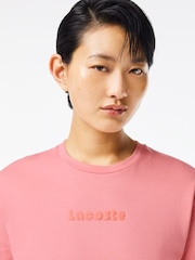 Lacoste Womens Chest Logo T-Shirt - Image 3 of 6