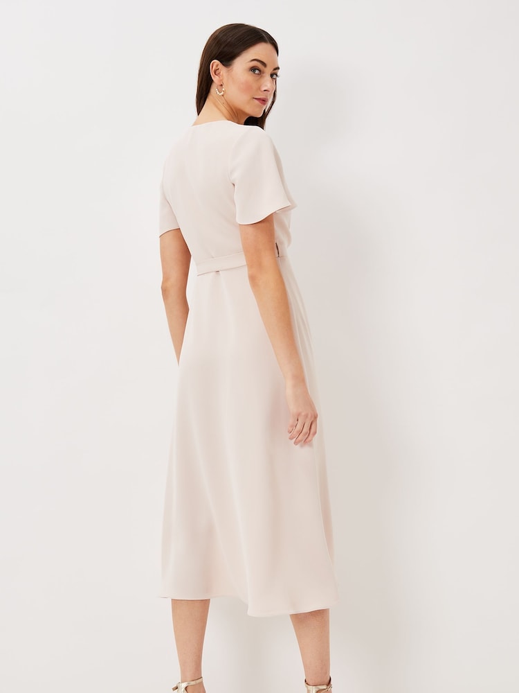 Phase Eight Pink Julissa Wrap Dress - Image 2 of 6