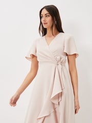 Phase Eight Pink Julissa Wrap Dress - Image 4 of 6