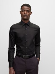 BOSS Black Slim Fit Dress 100% Cotton Shirt - Image 1 of 6