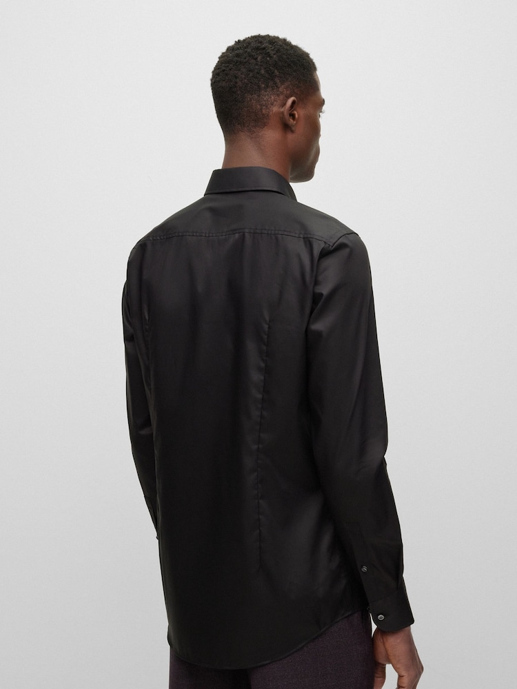BOSS Black Slim Fit Dress 100% Cotton Shirt - Image 2 of 6