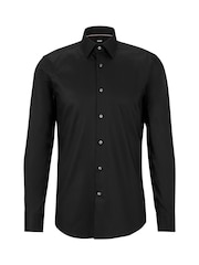 BOSS Black Slim Fit Dress 100% Cotton Shirt - Image 6 of 6