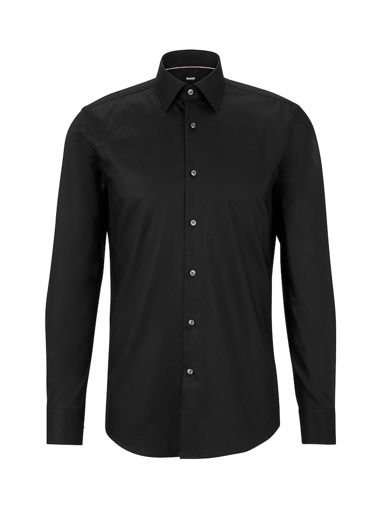 BOSS Black Slim Fit Dress 100% Cotton Shirt - Image 6 of 6