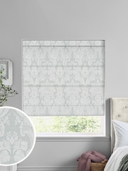 Laura Ashley Green Martigues Made To Measure Roman Blinds - Image 1 of 6