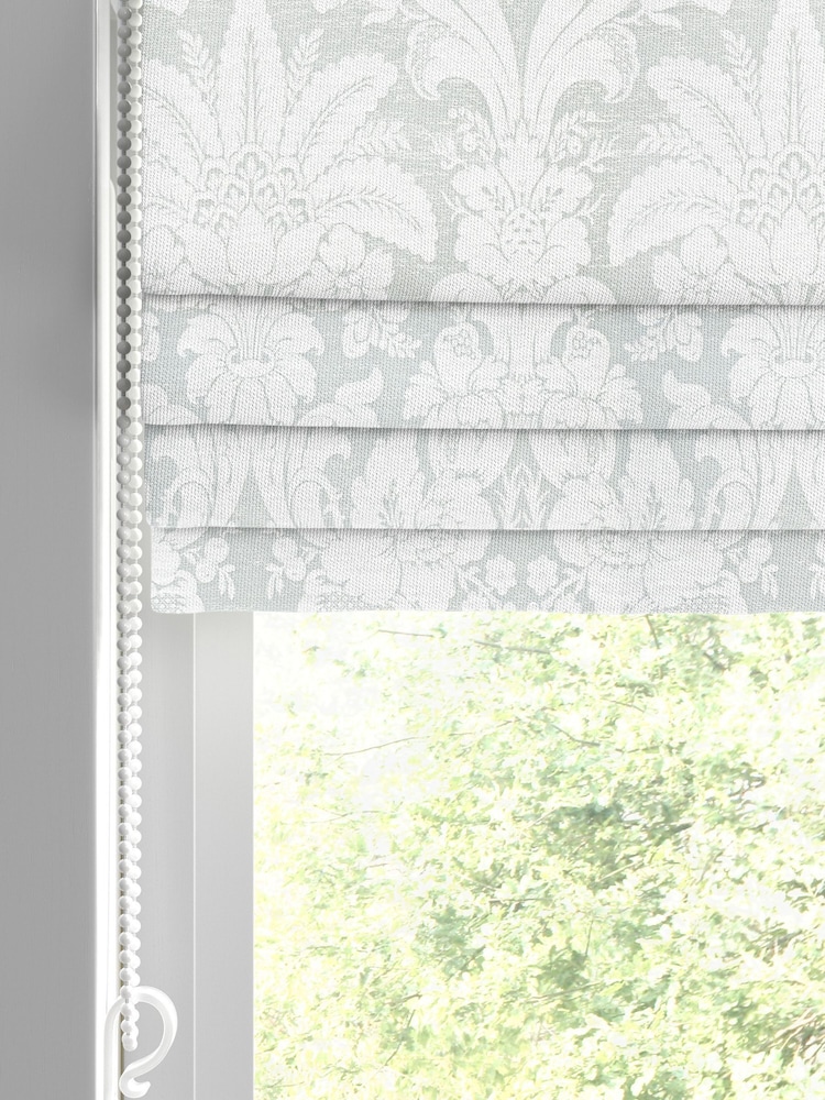 Laura Ashley Green Martigues Made To Measure Roman Blinds - Image 2 of 6