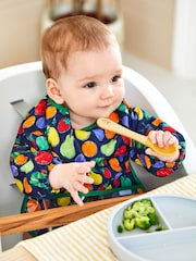 JoJo Maman Bébé Multi The Very Hungry Caterpillar Deluxe Sleeved Bib - Image 2 of 3