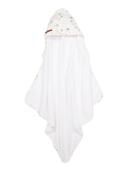 Little Dutch White Sailors Bay White Hooded Towel - Image 1 of 2