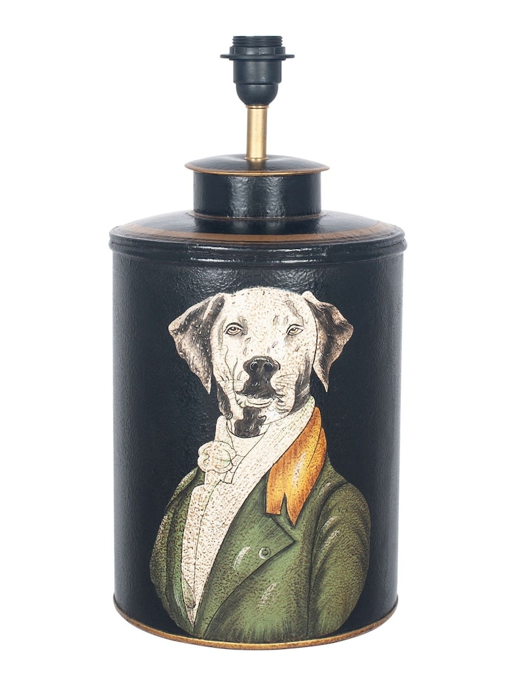 Pacific Yellow Pointer Hand Painted Dog Table Lamp - Image 2 of 2