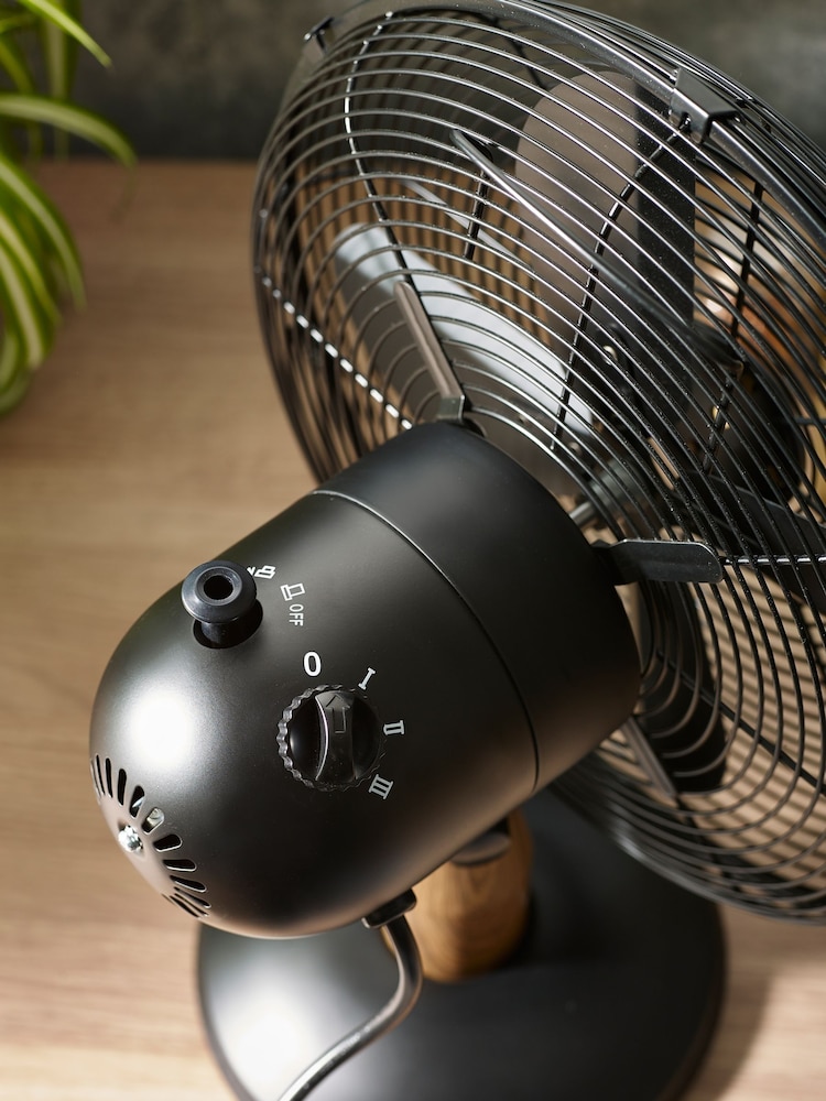Black Bronx Desk Fan - Image 2 of 4