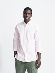 Aubin Pink Stripe Aldridge Shirt - Image 1 of 5